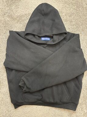 Joonpiter black heavyweight hoodie - size s (but fits up to a medium)